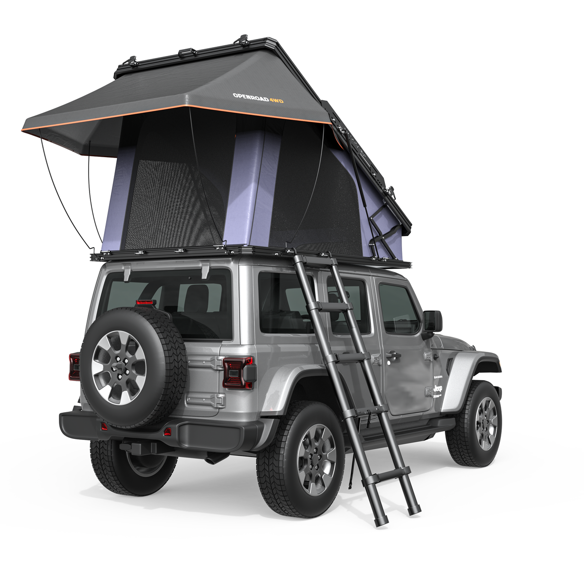 OPENROAD Aluminum Hard Shell Roof Top Tent-PeakRoof LT V2 Series