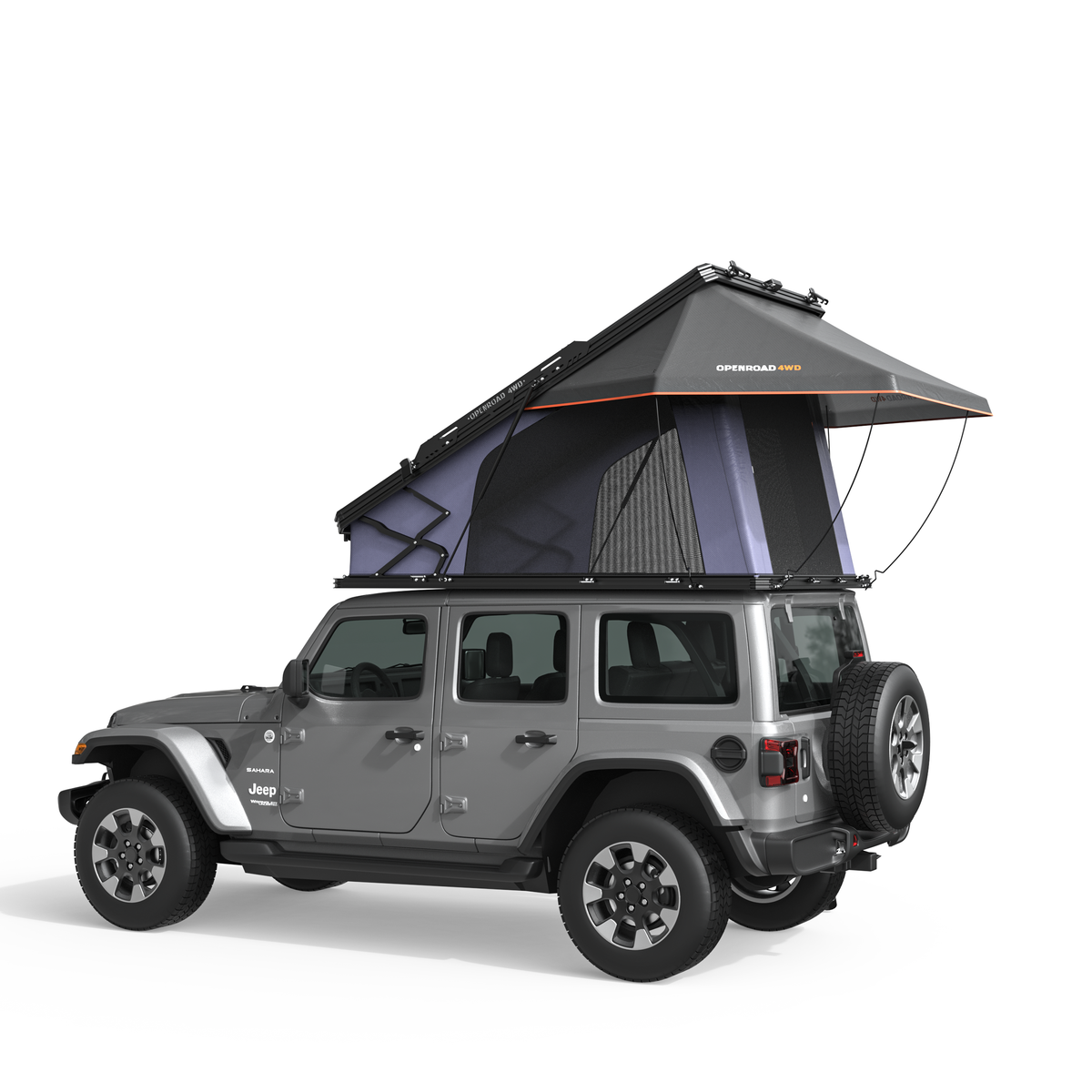 OPENROAD Aluminum Hard Shell Roof Top Tent-PeakRoof LT V2 Series