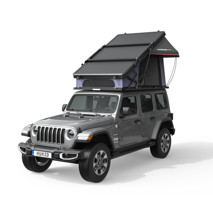 OPENROAD Aluminum Hard Shell Roof Top Tent-PeakRoof LT V2 Series