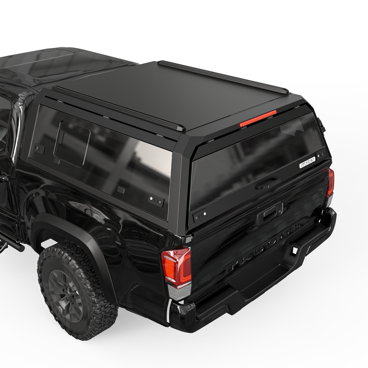 OPENROAD Sliding Glass Side Truck Cap for Toyota Tacoma (2016-2023) – 5ft Bed