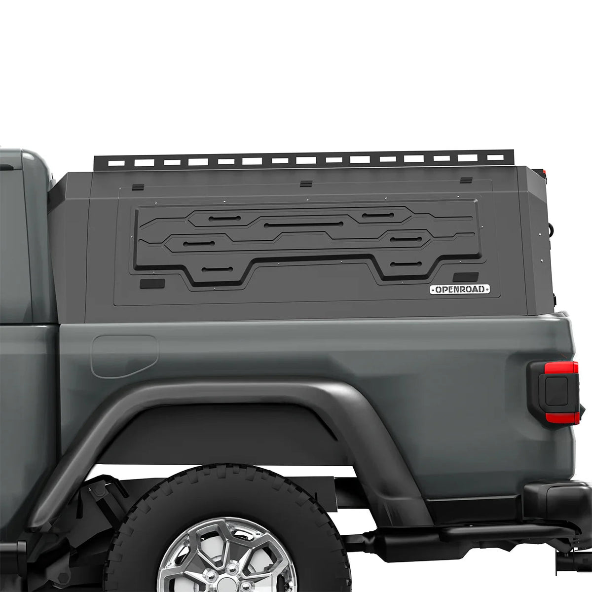 OPENROAD Aluminum Truck Cap with Three-Color Light