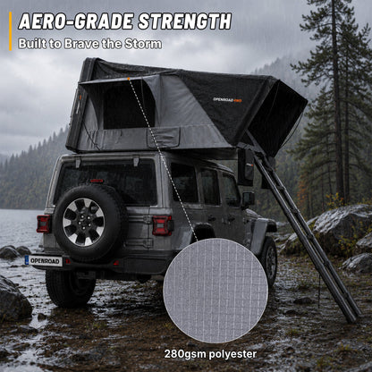 OPENROAD FlowRoof Side-Open Hard Shell Rooftop Tent