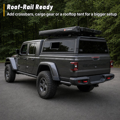OPENROAD Sliding Glass Side Truck Cap for Jeep Gladiator 2019-2026