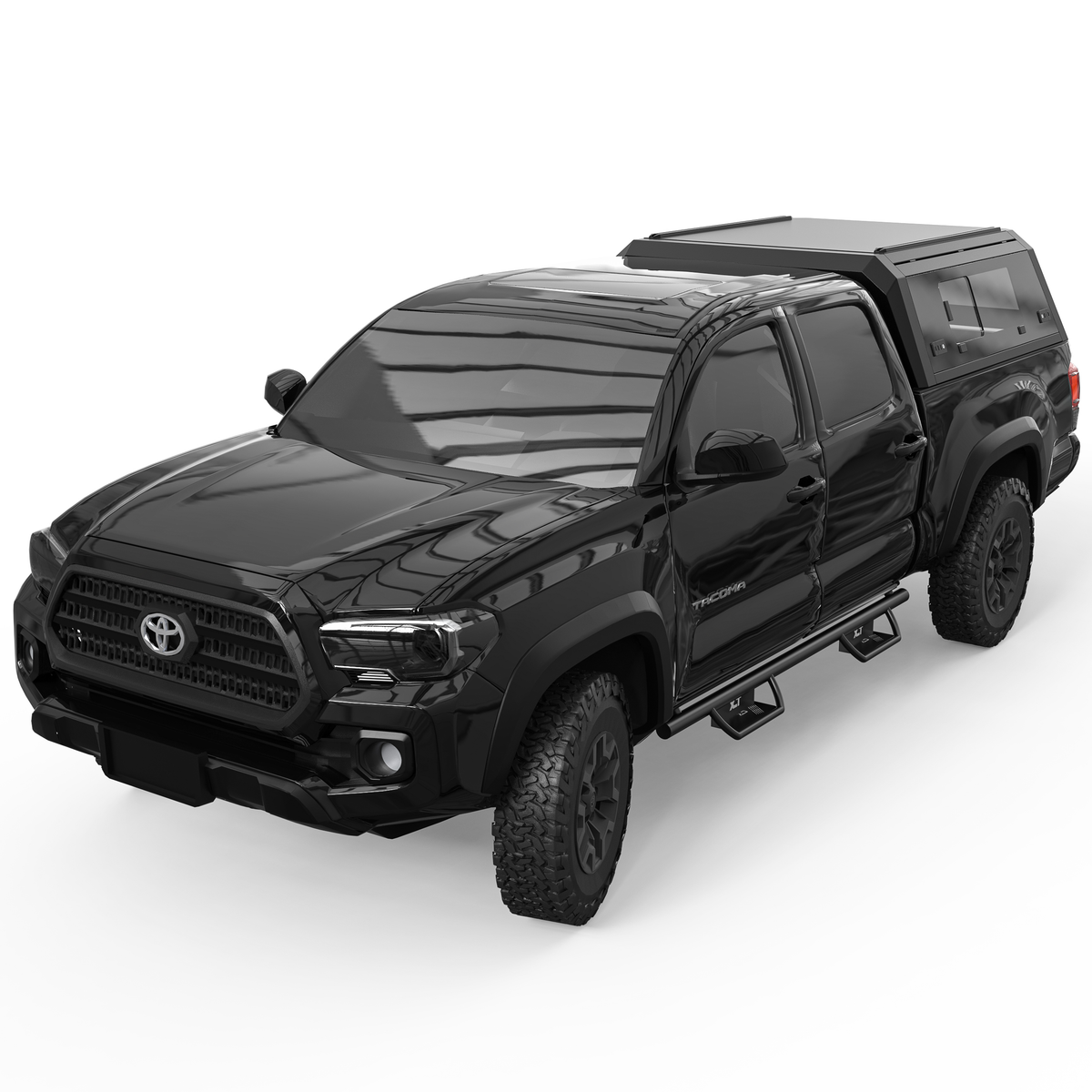 OPENROAD Sliding Glass Side Truck Cap for Toyota Tacoma (2016-2023) – 5ft Bed