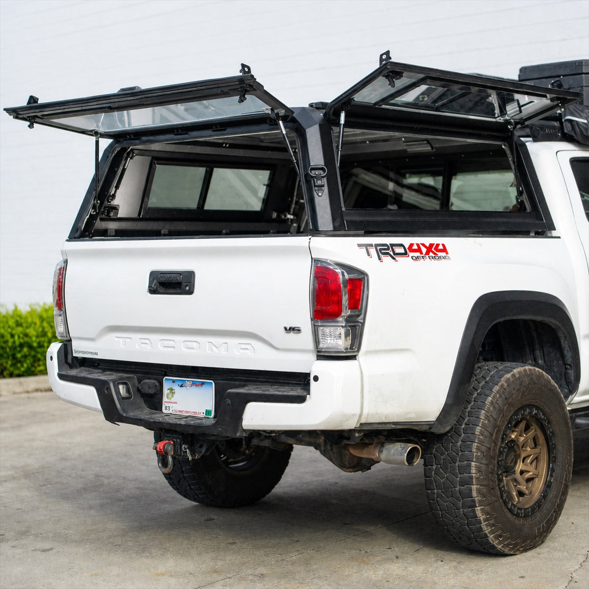 OPENROAD Sliding Glass Side Truck Cap for Toyota Tacoma (2016-2023) – 5ft Bed