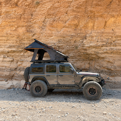 OPENROAD Aluminum Hard Shell Roof Top Tent-PeakRoof LT V2 Series