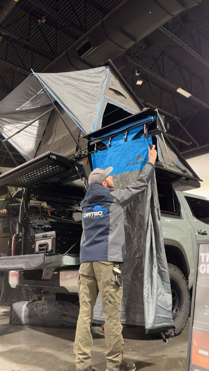 Hard Shell Overland Shower Awning with Changing Room