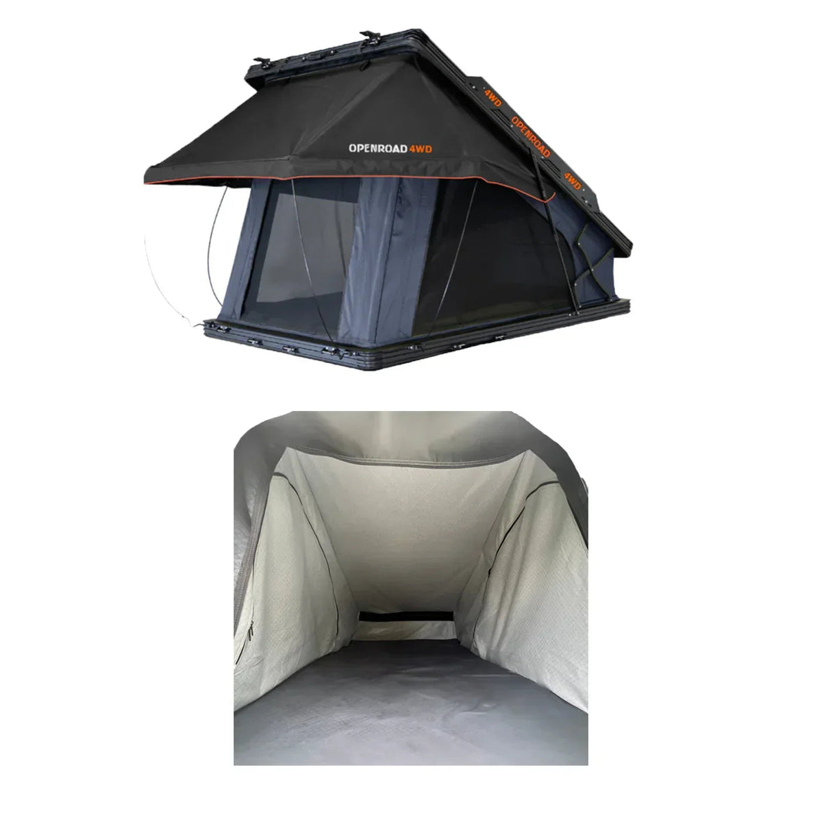 OPENROAD Aluminum Hard Shell Roof Top Tent-PeakRoof LT V2 Series