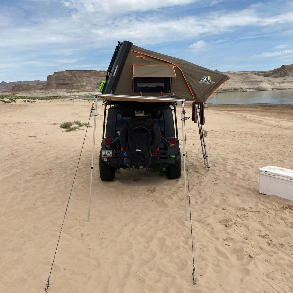 Tuff Stuff Stealth Aluminum Side Open - 3 Person - Roof Top Tent