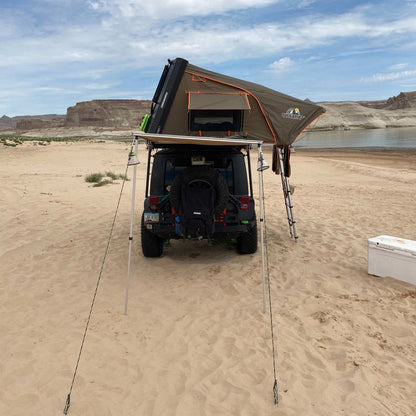 Tuff Stuff Stealth Aluminum Side Open - 3 Person - Roof Top Tent
