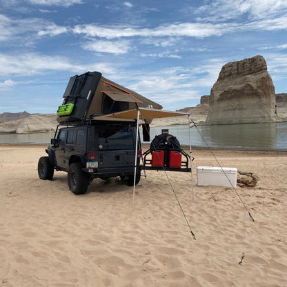 Tuff Stuff Stealth Aluminum Side Open - 3 Person - Roof Top Tent