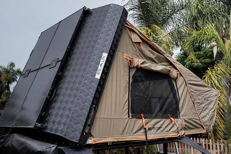 Tuff Stuff Stealth Aluminum Side Open - 3 Person - Roof Top Tent