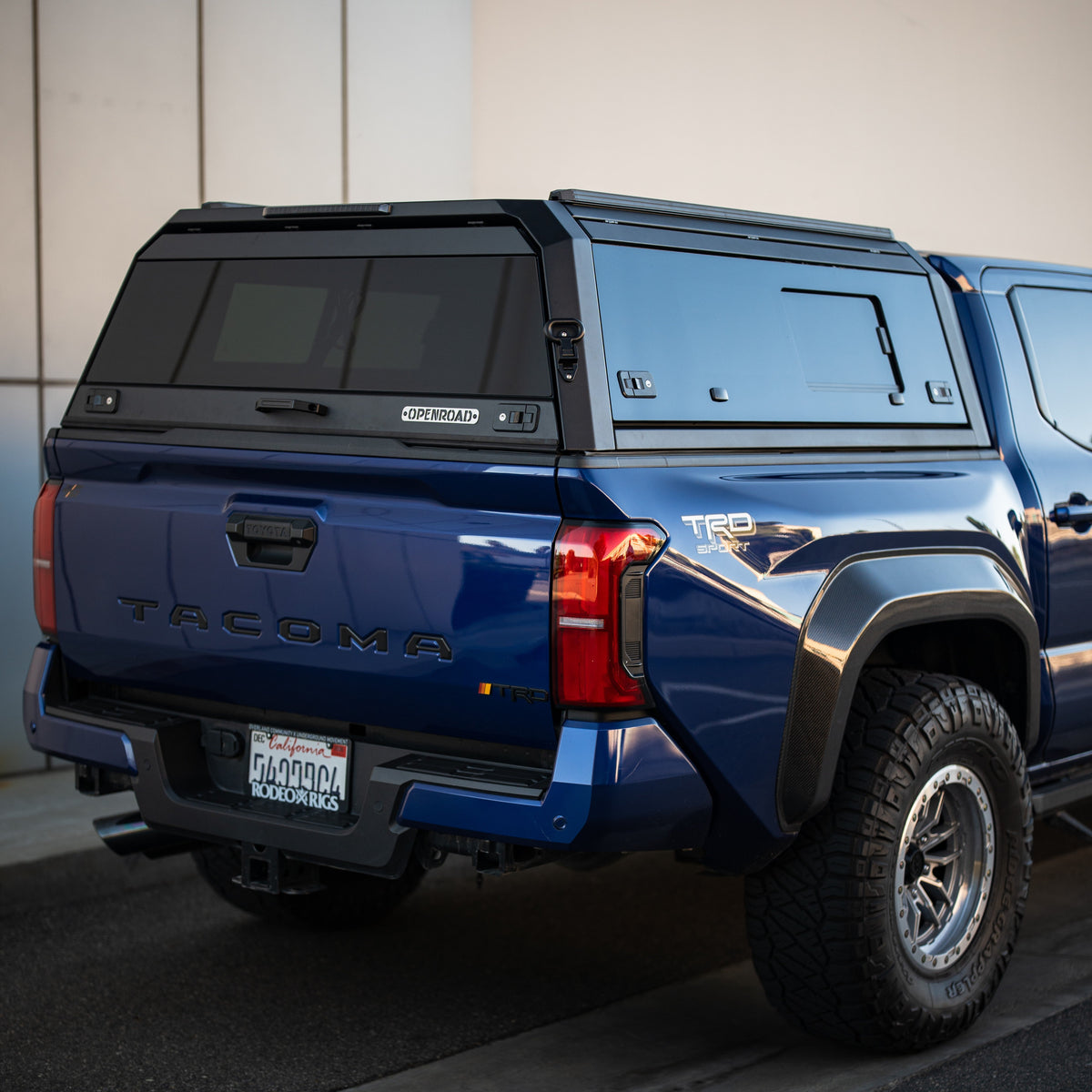 OPENROAD Sliding Glass Side Truck Cap for Toyota Tacoma (2024-2026) – 5ft Bed