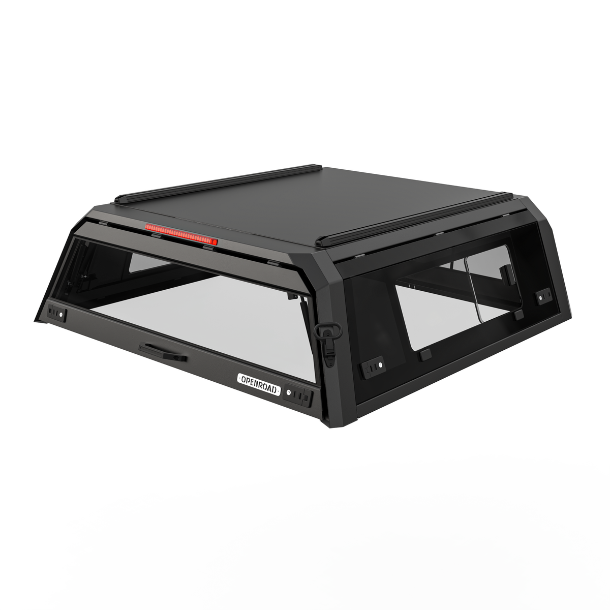 OPENROAD Sliding Glass Side Truck Cap for Jeep Gladiator 2019-2026