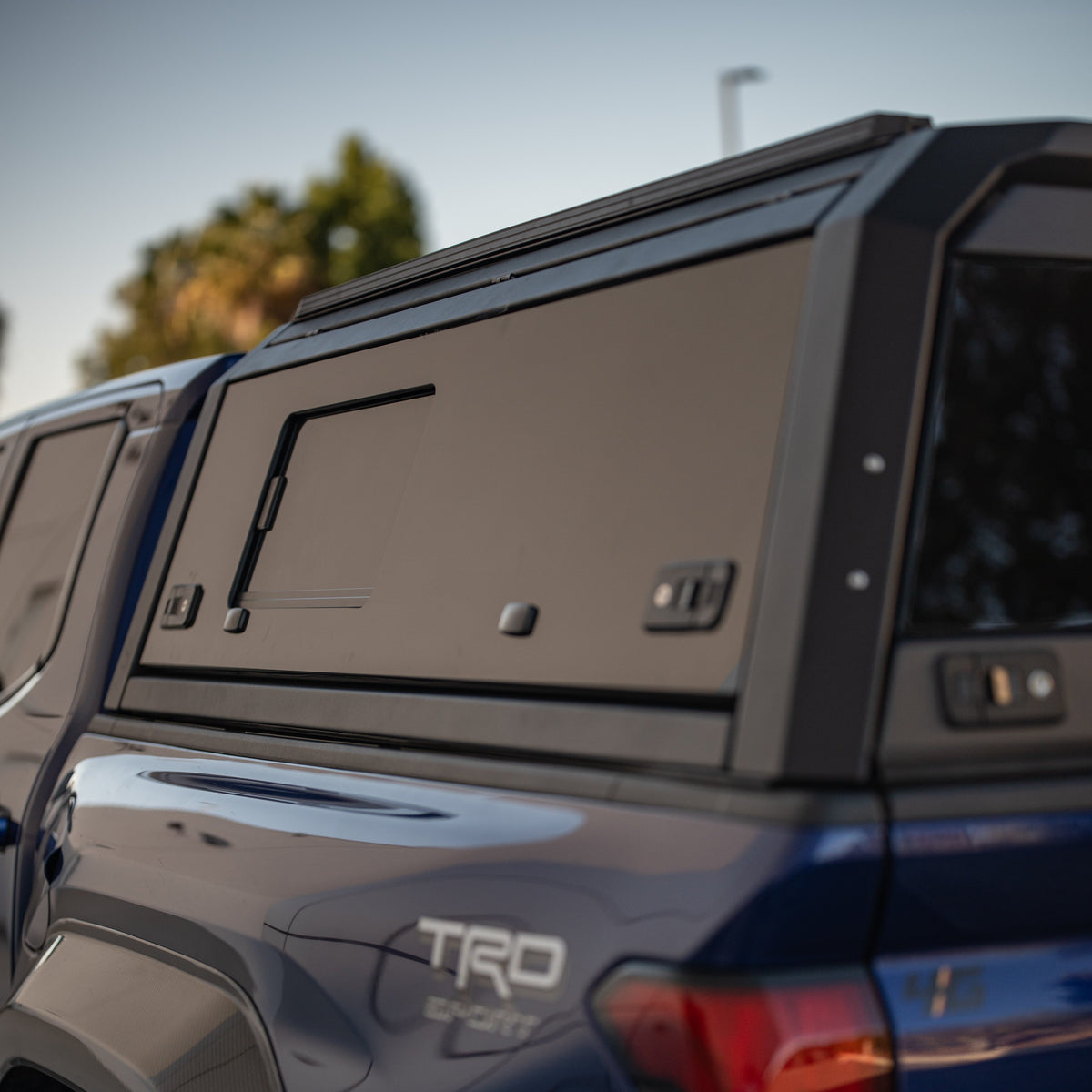 OPENROAD Sliding Glass Side Truck Cap for Toyota Tacoma (2024-2026) – 5ft Bed