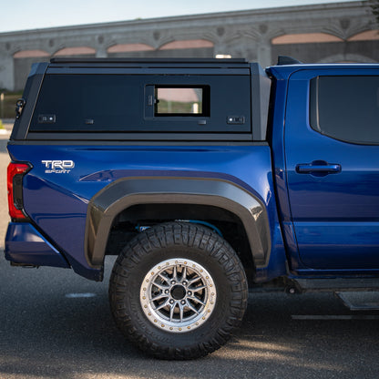 OPENROAD Sliding Glass Side Truck Cap for Toyota Tacoma (2024-2026) – 5ft Bed