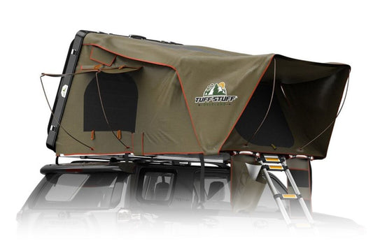 Tuff Stuff Alpha hard shell roof top tent, Black